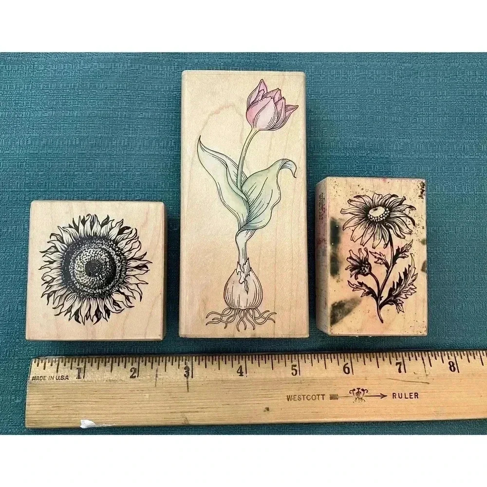 Rubber Stamps Flowers
